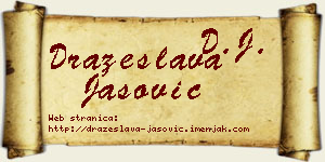 Dražeslava Jašović vizit kartica